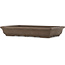 Rectangular unglazed bonsai pot by Yamaaki - 328 x 212 x 53 mm