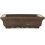 Rectangular unglazed bonsai pot by Yamaaki - 328 x 212 x 53 mm