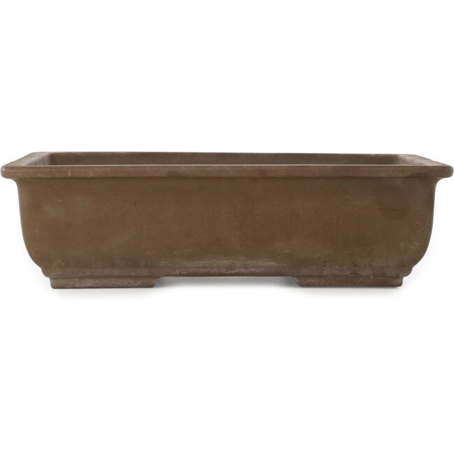 Maceta rectangular sin esmaltar para bonsái - 353 x 255 x 95 mm