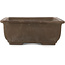 Maceta rectangular sin esmaltar para bonsái - 353 x 255 x 95 mm