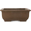 Maceta rectangular sin esmaltar para bonsái - 353 x 255 x 95 mm