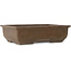 Maceta rectangular sin esmaltar para bonsái - 353 x 255 x 95 mm