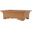 Maceta rectangular sin esmaltar para bonsái de Shoko - 430 x 315 x 122 mm