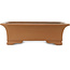 Maceta rectangular sin esmaltar para bonsái de Shoko - 430 x 315 x 122 mm