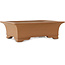 Maceta rectangular sin esmaltar para bonsái de Shoko - 430 x 315 x 122 mm
