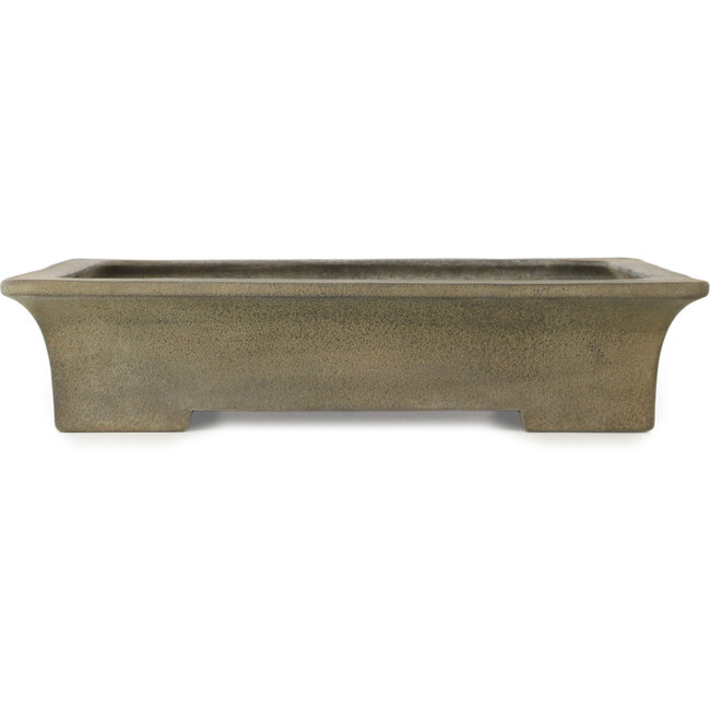 Maceta rectangular sin esmaltar para bonsái de Koyou - 480 x 370 x 110 mm