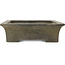 Rectangular unglazed bonsai pot by Koyou - 480 x 370 x 110 mm