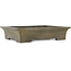 Rectangular unglazed bonsai pot by Koyou - 480 x 370 x 110 mm