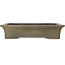 Rectangular unglazed bonsai pot by Koyou - 480 x 370 x 110 mm