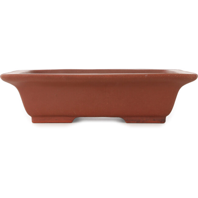 Maceta rectangular sin esmaltar para bonsái de Shoko - 303 x 243 x 80 mm