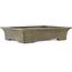 Rectangular unglazed bonsai pot by Koyou - 480 x 370 x 110 mm