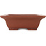 Rectangular unglazed bonsai pot by Shoko - 303 x 243 x 80 mm