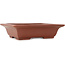 Maceta rectangular sin esmaltar para bonsái de Shoko - 303 x 243 x 80 mm