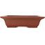 Maceta rectangular sin esmaltar para bonsái de Shoko - 303 x 243 x 80 mm