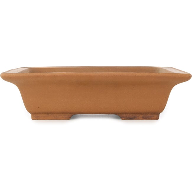 Maceta rectangular sin esmaltar para bonsái de Shoko - 305 x 245 x 78 mm
