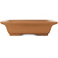 Maceta rectangular sin esmaltar para bonsái de Shoko - 305 x 245 x 78 mm