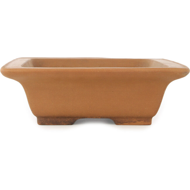 Pot à bonsaï rectangulaire non émaillé de Shoko - 305 x 245 x 78 mm