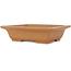 Maceta rectangular sin esmaltar para bonsái de Shoko - 305 x 245 x 78 mm