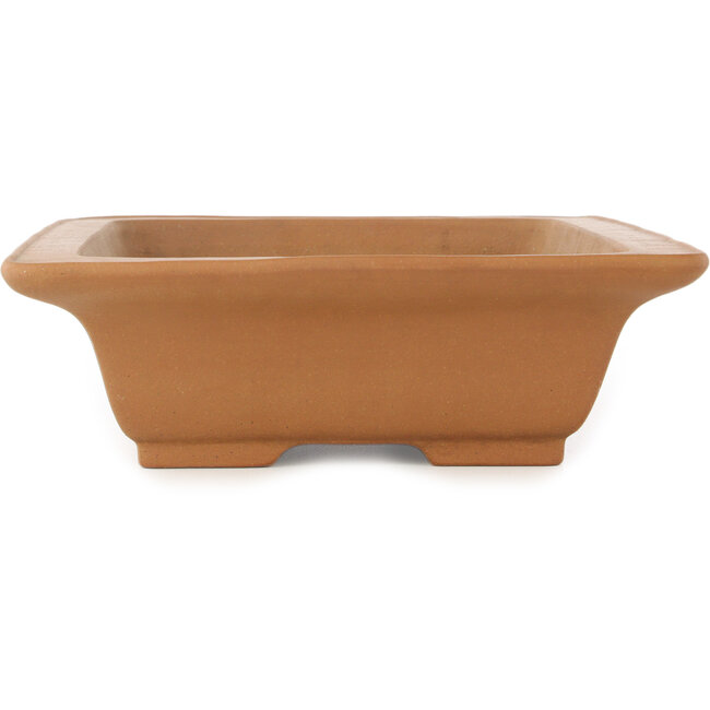 Pot à bonsaï rectangulaire non émaillé de Shoko - 305 x 245 x 78 mm