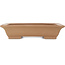 Maceta rectangular sin esmaltar para bonsái de Keizan - 313 x 238 x 70 mm