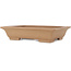 Maceta rectangular sin esmaltar para bonsái de Keizan - 313 x 238 x 70 mm
