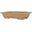 Maceta rectangular sin esmaltar para bonsái de Keizan - 313 x 238 x 70 mm