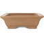 Maceta rectangular sin esmaltar para bonsái de Keizan - 313 x 238 x 70 mm