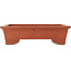 Maceta rectangular sin esmaltar para bonsái de Shoko - 465 x 330 x 120 mm