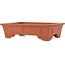 Maceta rectangular sin esmaltar para bonsái de Shoko - 465 x 330 x 120 mm