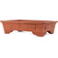 Maceta rectangular sin esmaltar para bonsái de Shoko - 465 x 330 x 120 mm