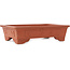 Maceta rectangular sin esmaltar para bonsái de Shoko - 465 x 330 x 120 mm