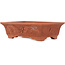 Maceta rectangular sin esmaltar para bonsái de Izumi - 355 x 255 x 105 mm