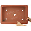 Maceta rectangular sin esmaltar para bonsái de Shoko - 465 x 330 x 120 mm