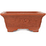 Maceta rectangular sin esmaltar para bonsái de Izumi - 355 x 255 x 105 mm