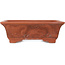 Rectangular unglazed bonsai pot by Izumi - 410 x 310 x 135 mm