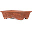 Maceta rectangular sin esmaltar para bonsái de Izumi - 355 x 255 x 105 mm