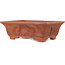 Rectangular unglazed bonsai pot by Izumi - 410 x 310 x 135 mm