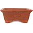 Maceta rectangular sin esmaltar para bonsái de Izumi - 355 x 255 x 105 mm