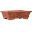 Maceta rectangular sin esmaltar para bonsái de Izumi - 355 x 255 x 105 mm