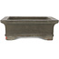 Rectangular unglazed bonsai pot by Yamaaki - 353 x 260 x 90 mm