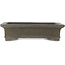 Maceta rectangular sin esmaltar para bonsái de Yamaaki - 353 x 260 x 90 mm