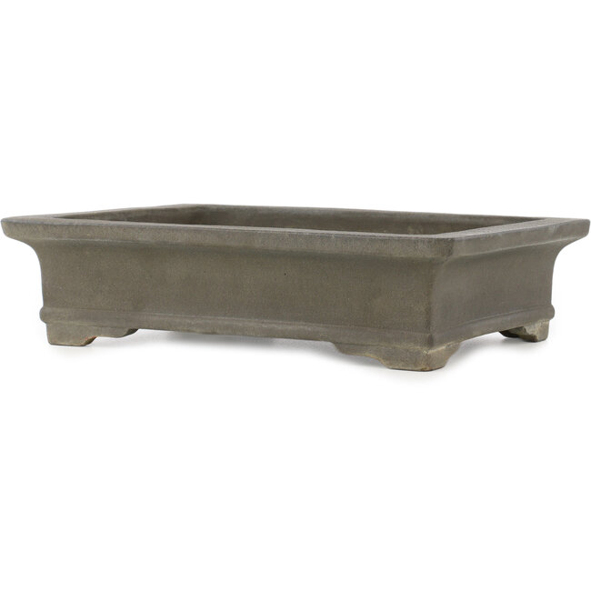 Vaso bonsai rettangolare non smaltato di Yamaaki - 353 x 260 x 90 mm