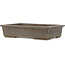 Rectangular unglazed bonsai pot by Yamaaki - 310 x 202 x 68 mm
