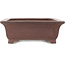 Pot à bonsaï rectangulaire non émaillé par Ikkodo - 395 x 323 x 115 mm