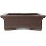 Rectangular unglazed bonsai pot by Yamaaki - 455 x 360 x 125 mm