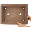 Maceta rectangular sin esmaltar para bonsái de Sanpo - 463 x 345 x 120 mm