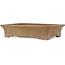 Rectangular unglazed bonsai pot by Maruhei - 420 x 300 x 95 mm
