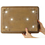 Maceta rectangular sin esmaltar para bonsái de Maruhei - 420 x 300 x 95 mm