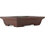Maceta rectangular sin esmaltar para bonsái de Yamaaki - 330 x 235 x 80 mm