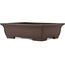 Maceta rectangular sin esmaltar para bonsái de Yamaaki - 400 x 310 x 115 mm